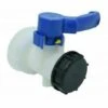 DN40 (62 Mm) Vanne Pour Cuve IBC 1000 Litres 2" / 62 Mm Vanne Papillon Intégrée En Plastique-thsinde -Recuperation de pluie Magasin 66743323 1