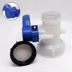 OCXIN Adaptateur De Réservoir D'eau IBC Universal Flap Tap Réservoir D'eau Raccord De Tuyau Adaptateur De Sortie Pour Robinet De Vidange De Réservoir D'eau, Rain Butt, Canister, Container (62mm) -Recuperation de pluie Magasin 66965255 3