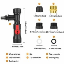 BAICCCF Robinet De Cuve De Récupération D'eau 1 Pièces Auto Aquarium Changeur D'eau Kit Adaptateur De Robinet Pompe De Changement D'eau Outils De Nettoyage Nettoyeur De Réservoir De Poisson -Recuperation de pluie Magasin 66995056 3