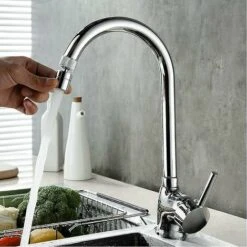 BAICCCF Robinet De Cuve De Récupération D'eau 2pcs 360 Pivotant Robinet Aérateur Laiton 2 Modes Réglable Robinet De Cuisine Filtre Barboteur Avec Adaptateur De Buse - Pour Robinets Avec Buse À Filetage Externe M22 Ou -Recuperation de pluie Magasin 66995130 3