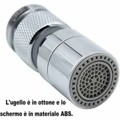 BAICCCF Robinet De Cuve De Récupération D'eau 2pcs 360 Pivotant Robinet Aérateur Laiton 2 Modes Réglable Robinet De Cuisine Filtre Barboteur Avec Adaptateur De Buse - Pour Robinets Avec Buse À Filetage Externe M22 Ou -Recuperation de pluie Magasin 66995130 5