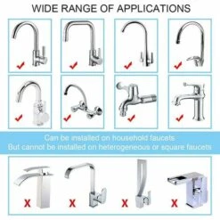 BAICCCF Robinet De Cuve De Récupération D'eau 2pcs 360 Aérateur D'évier De Cuisine Rotatif, Tête De Robinet De Cuisine, Purificateur D'eau Pivotant, économie D'eau, Adaptateur De Filtre De Robinet, Bec D'extension Anti-éclaboussures 11 BAICCCF Robinet De Cuve De Récupération D'eau 2pcs 360 Aérateur D'évier De Cuisine Rotatif, Tête De Robinet De Cuisine, Purificateur D'eau Pivotant, économie D'eau, Adaptateur De Filtre De Robinet, Bec D'extension Anti-éclaboussures -Recuperation de pluie Magasin 66995155 5