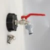BAICCCF Robinet De Cuve De Récupération D'eau Pièces Adaptateur 1000, Adaptateur De Réservoir Ibc S60x6 Adaptateur De Réservoir Pour Robinet De Jardin En Laiton 1.27cm Tuyau De Mazout -Recuperation de pluie Magasin 66995440 1