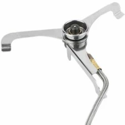 BAICCCF Robinet De Cuve De Récupération D'eau 1 Pièces Adaptateur De Réchaud De Camping Réservoir Connecteur De Cuisson Conversion Pique-nique Cuisinière à Gaz Transfert De Chaleur Lien Allongé Fendu Extérieur Pliable