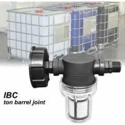 BAICCCF Robinet De Cuve De Récupération D'eau 1pcs 1/2 '' Filetage Extérieur Raccord De Robinet Réservoir 1000 L Joint De Tuyau D'arrosage Pour Collecteurs D'eau De Pluie Avec Fonction De Filtre, Adaptateur De Réservoir D'eau S60x6 Ibc 7 BAICCCF Robinet De Cuve De Récupération D'eau 1pcs 1/2 '' Filetage Extérieur Raccord De Robinet Réservoir 1000 L Joint De Tuyau D'arrosage Pour Collecteurs D'eau De Pluie Avec Fonction De Filtre, Adaptateur De Réservoir D'eau S60x6 Ibc -Recuperation de pluie Magasin 66995480 2