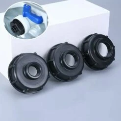 BAICCCF Robinet De Cuve De Récupération D'eau Pièces Adaptateur De Réservoir De Vidange Ibc Adaptateur De Couvercle De Réservoir D'eau En Plastique Vers Adaptateurs S60x6 Ibc Raccords Filetages épais Robinets 1/2 3/4 1 Pouce Noir 9 BAICCCF Robinet De Cuve De Récupération D'eau Pièces Adaptateur De Réservoir De Vidange Ibc Adaptateur De Couvercle De Réservoir D'eau En Plastique Vers Adaptateurs S60x6 Ibc Raccords Filetages épais Robinets 1/2 3/4 1 Pouce Noir -Recuperation de pluie Magasin 66995487 3