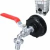 KARTOKNER Robinet Cuve Avec Adaptateur Robinet Arrosage, S60X6 IBC Raccord Robinet, Robinet De Jardin Pour Recuperateur Eau De Pluie (Mélangeur En Alliage 1/2" + Bec En Alliage) -Recuperation de pluie Magasin 67453473 1