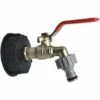 YOOUYIDA Adaptateur De Réservoir De Robinet IBC Adaptateur De Vidange De Qualité Alimentaire Pour Robinet De Réservoir Fourre-tout En Laiton 1/2, IBC Robinet Cuve 2 YOOUYIDA Adaptateur De Réservoir De Robinet IBC Adaptateur De Vidange De Qualité Alimentaire Pour Robinet De Réservoir Fourre-tout En Laiton 1/2, IBC Robinet Cuve -Recuperation de pluie Magasin 67467107 1