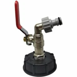 YOOUYIDA Adaptateur De Réservoir De Robinet IBC Adaptateur De Vidange De Qualité Alimentaire Pour Robinet De Réservoir Fourre-tout En Laiton 1/2, IBC Robinet Cuve -Recuperation de pluie Magasin 67467107 2