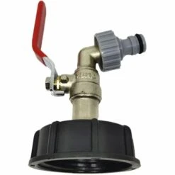 YOOUYIDA Adaptateur De Réservoir De Robinet IBC Adaptateur De Vidange De Qualité Alimentaire Pour Robinet De Réservoir Fourre-tout En Laiton 1/2, IBC Robinet Cuve -Recuperation de pluie Magasin 67467107 3