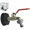 ENLENK Robinet Cuve 1000L S60X6 IBC Raccord Robinet Avec Raccord De Tuyau 1/2" , Adaptateur De Réservoir De Vidange, Pour Robinet De Jardin, Pour D'adaptateur De Cuve (1 Pièce) -Recuperation de pluie Magasin 67474682 1