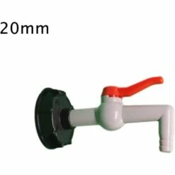 FLYME DN40/50 Raccord Robinet En Plastique Sortie 20mm 90 Degrés, Adaptateur De Réservoir De Vidange IBC, IBC Adaptateur De Réservoir/cuve,Robinet Sortie Cuve -Recuperation de pluie Magasin 67637372 4