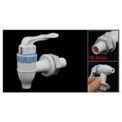 FLYME Poussoir Type Blanc Bleu Plastique Robinet Robinet Pour Distributeur D'eau -Recuperation de pluie Magasin 67637602 2