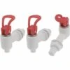 FLYME 3pcs Robinets De Distributeur D'eau En Plastique 12mm Fileté En Plastique Rouge Blanc -Recuperation de pluie Magasin 67637879 1