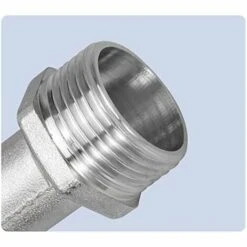 FLYME Robinet Cuve 1000L Robinet Recuperateur Eau De Pluie, Adaptateur De Réservoir D'eau IBC 1/2" Double Robinet Recuperateur Eau De Pluie,Robinet En Matériau En Alliage Fabriqué En PP Filetage Gros 60 Mm -Recuperation de pluie Magasin 67806892 5