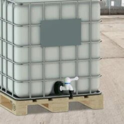 FLYME Adaptateur De Réservoir IBC S60x6 Vanne Robinet Robinet En Plastique Connecteur De Tuyau Tonne Baril Raccord Adaptateur Pour Récupérateurs Eau De Pluie Raccord Sortie Raccord -Recuperation de pluie Magasin 67812355 5