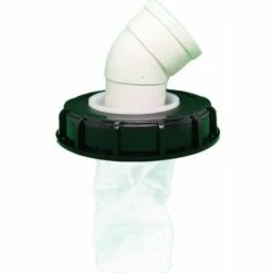 QERSTA Filtre IBC En Nylon Lavable Avec Couvercle Réservoir De Pluie IBC 1000 Litres 163 Mm Feutre Aiguilleté