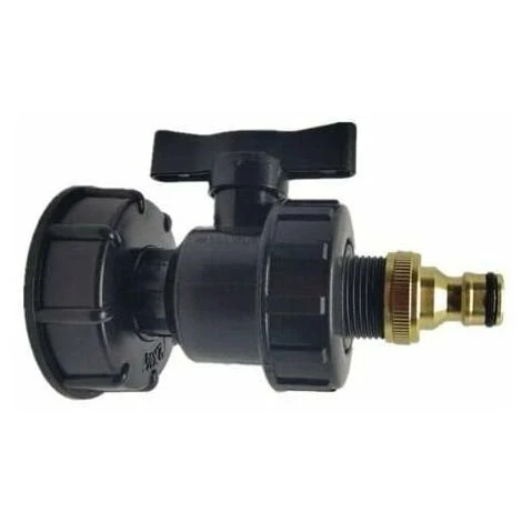 GRID COOL Adaptateur IBC, Raccords De Réservoir IBC S60X6 - Kits De Raccords D'eau De Sortie De Tuyau Barbelé (S60 X 6 + Vanne + Raccord 3/4 ") 3 GRID COOL Adaptateur IBC, Raccords De Réservoir IBC S60X6 - Kits De Raccords D'eau De Sortie De Tuyau Barbelé (S60 X 6 + Vanne + Raccord 3/4 ")