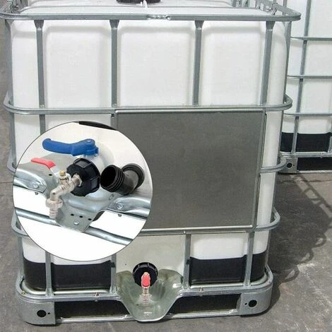 Cisea Adaptateur IBC 1000 L Adaptateur De Réservoir IBC Adaptateur De Réservoir S60X6 Pour Robinet De Jardin En Laiton 1,27 Cm Raccord De Tuyau D'huile Carburant 7 Cisea Adaptateur IBC 1000 L Adaptateur De Réservoir IBC Adaptateur De Réservoir S60X6 Pour Robinet De Jardin En Laiton 1,27 Cm Raccord De Tuyau D'huile Carburant – Image 5