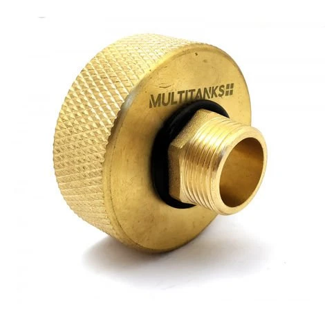 MULTITANKS Raccord S60x6 - Embout Male Fileté 3/4 Pouce Tout En Laiton - 3/4'' BSP 3 MULTITANKS Raccord S60x6 - Embout Male Fileté 3/4 Pouce Tout En Laiton - 3/4'' BSP