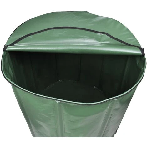 VidaXL Réservoir D'Eau De Pluie Pliable 250 L - Vert 5 VidaXL Réservoir D'Eau De Pluie Pliable 250 L - Vert – Image 3